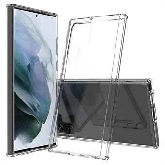 Harde acryl achterkant met TPU-bumper Schokbestendig anti-val beschermend telefoonhoesje voor Samsung Galaxy S22 Ultra 5G