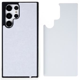 Voor Samsung Galaxy S22 Ultra 5G Warmte-overdracht Afdrukken Aluminiumplaat TPU + PC Telefoonhoes Telefoonhoesje