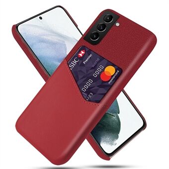 KSQ stoffen textuur hybride schokbestendige telefoonhoes met één kaartsleuf voor Samsung Galaxy S22 5G