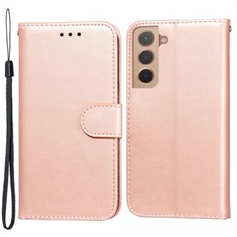 Anti- Scratch telefoonhoes TPU + PU lederen portemonnee Stand Flip Smart voor Samsung Galaxy S22 5G