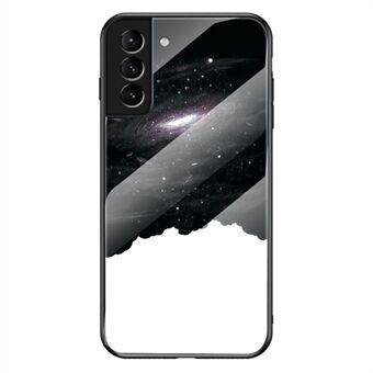 Starry Anti- Scratch gehard glas + TPU + pc-telefoonhoes Hybride hoes voor Samsung Galaxy S22 5G