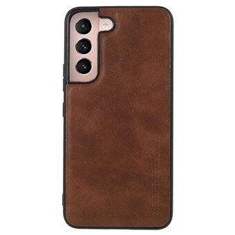 X-LEVEL vintage stijl anti-stof schokbestendig PU-leer gecoat TPU beschermhoes voor Samsung Galaxy S22 5G