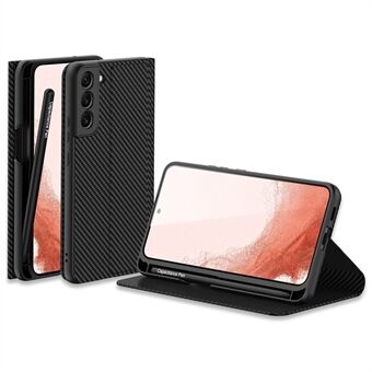 GKK voor Samsung Galaxy S22 5G Schokbestendig lederen hoesje All-inclusive bescherming Cover Anti-drop telefoonhoes met Stand/ pensleuf