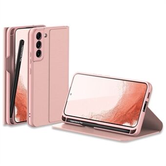 GKK voor Samsung Galaxy S22 5G Schokbestendig lederen hoesje All-inclusive bescherming Cover Anti-drop telefoonhoes met Stand/ pensleuf