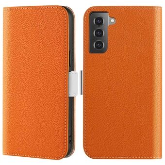 Voor Samsung Galaxy S22 5G Litchi textuur telefoonhoes, snoepkleurige PU lederen portemonnee Stand flip case