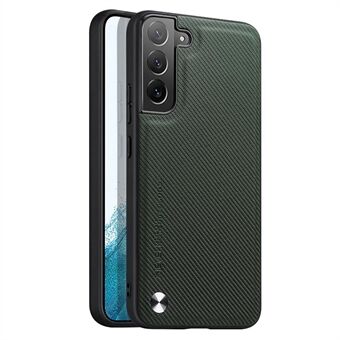 X-LEVEL voor Samsung Galaxy S22 5G Kevlar II-serie Slagvaste koolstofvezeltextuur Achterkant PU-leer gecoat TPU Telefoonhoesje