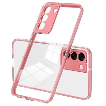 Voor Samsung Galaxy S22 5G Ultradunne antislip TPU-telefoonhoes met kleurrijk frame Anti- Scratch mobiele telefoon beschermende schaal