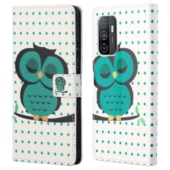 Patroonbedrukking portemonnee schokbestendig hoesje PU lederen flip magnetische beschermhoes met Stand voor Samsung Galaxy A33 5G