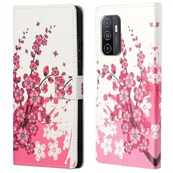 Patroonbedrukking portemonnee schokbestendig hoesje PU lederen flip magnetische beschermhoes met Stand voor Samsung Galaxy A33 5G