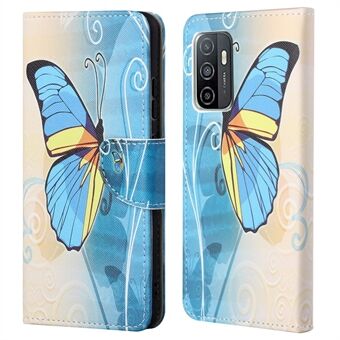 Cross Texture Pattern Printing Beschermende lederen telefoonhoes met Stand voor Samsung Galaxy A33 5G