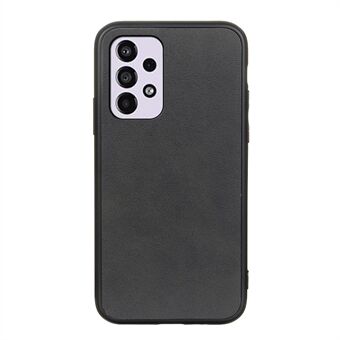 Getextureerde PU lederen coating PC + TPU Slim Light Phone Case Cover voor Samsung Galaxy A33 5G