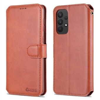 AZNS Valbestendig PU-leren hoesje Magnetische sluiting Portemonnee Telefoonhoes met opvouwbare Stand voor Samsung Galaxy A33 5G