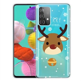 Voor Samsung Galaxy A33 5G Vrolijk Kerstfeest Telefoonhoes Patroon Afdrukken Zachte TPU Anti-Drop Beschermhoes