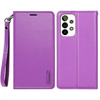 HANMAN Minor Series Folio Flip Telefoonhoes voor Samsung Galaxy A33 5G, Anti-shock PU lederen telefoonhoes met Stand Beschermende schaal