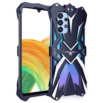 Voor Samsung Galaxy A33 5G Drop-proof Telefoon Case Aluminium Legering Mobiele Telefoon Shockproof Cover