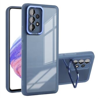 Galvaniseren PC Kickstand Case voor Samsung Galaxy A33 5G Lensbeschermer TPU Matte telefoonhoes