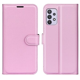 Voor Samsung Galaxy A53 5G Litchi Textuur PU Leather Folio Case Magnetische Sluiting Anti- Scratch Telefoon Cover met Stand Portemonnee