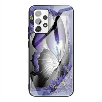 Gehard glazen achterkant Flexibele TPU-bumper Scratch Hoesje voor Samsung Galaxy A53 5G