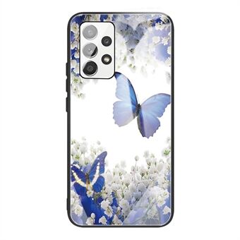Gehard glazen achterkant Flexibele TPU-bumper Scratch Hoesje voor Samsung Galaxy A53 5G