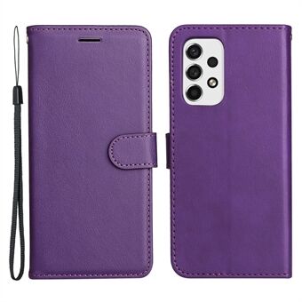 PU-leer + TPU Stand Wallet Shell Schokbestendig KT Leather Series-2 Effen kleur telefoonhoesje voor Samsung Galaxy A53 5G