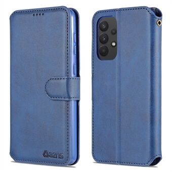 AZNS PU lederen hoes magnetische sluiting portemonnee schokabsorptie telefoonhoes met opvouwbare Stand voor Samsung Galaxy A53 5G