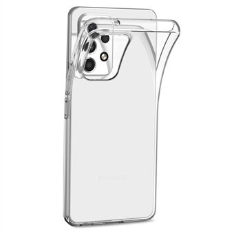 Voor Samsung Galaxy A53 5G mobiele telefoonhoes Clear Soft TPU Anti-vingerafdruk beschermende telefoonhoes