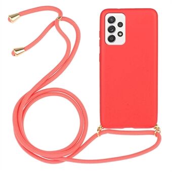 Voor Samsung Galaxy A53 5G telefoonhoesje Case Zachte TPU + Tarwestro Smartphonehoesje met Bandje