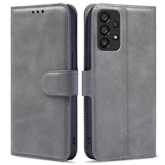 Voor Samsung Galaxy A53 5G PU Leather Flip Cover Wallet Design Stand TPU Shockproof Inner Shell Magnetic Phone Case