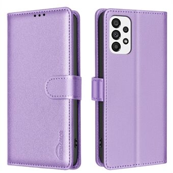 BINFEN COLOR BF32 Voor Samsung Galaxy A53 5G Hoesje Lederen Telefoonhoesje met Litchi Textuur