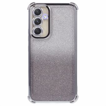 Voor Samsung Galaxy A53 5G hoesje met glitter TPU telefoonhoesje vier hoeken valbescherming