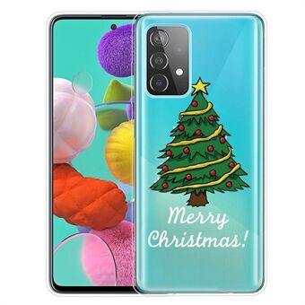 Voor Samsung Galaxy A53 5G Kerst Case Xmas Patroon Afdrukken Zachte TPU Slim Drop Proof Bescherming Telefoon Cover