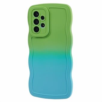 JTW-serie voor de Samsung Galaxy A53 5G hoesje met gekrulde golfvormige frame TPU telefoonhoes.