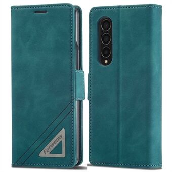 FORWENW F3-Series Voor Samsung Galaxy Z Fold4 5G Shockproof PU Leather Phone Case Wallet Stand Mobiele telefoon Flip Cover