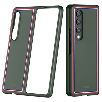 Voor Samsung Galaxy Z Fold4 5G Anti- Scratch Telefoonhoes Patroon Afdrukken Skin-touch Feel Hard PC Beschermhoes Shell