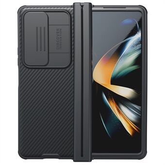 NILLKIN CamShield Pro Serie voor Samsung Galaxy Z Fold4 5G TPU + PC Penhouder Ontwerp Slide Camera Bescherming Opvouwbare Telefoon Cover