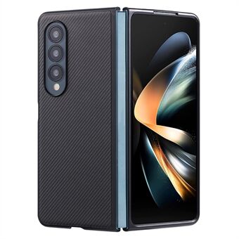 VILI TC-serie voor Samsung Galaxy Z Fold4 5G telefoonhoes Kevlar-vezel leer gecoate pc + TPU-hoes