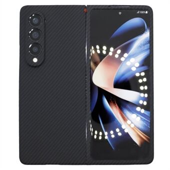 Precise Cutout Slim Case voor Samsung Galaxy Z Fold4 5G Beschermende telefoonhoes Aramid Fiber Phone Shell