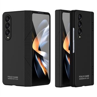 Hard PC Telefoonbeschermer voor Samsung Galaxy Z Fold4 5G Schokbestendige hoes met gehard glas folie