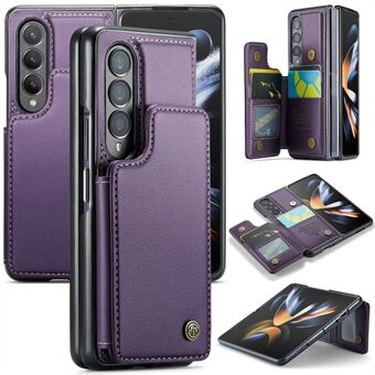 CASEME C22-serie voor Samsung Galaxy Z Fold4 5G hoesje met glanzende kickstand en telefoonbeschermer.