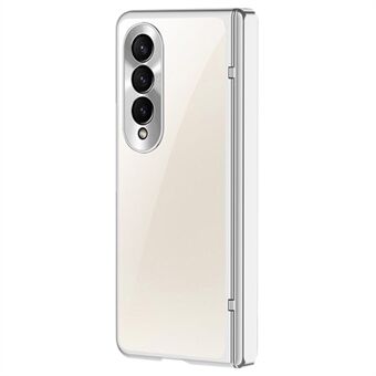 Voor Samsung Galaxy Z Fold4 5G telefoonhoesje van pc, schokbestendige cover met anti-spion gehard glasfolie.