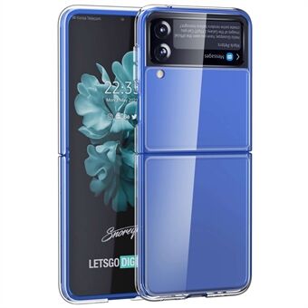 Voor Samsung Galaxy Z Flip4 5G Crystal Clear Case Hard PC Back Soft TPU Bumper Edge Anti- Scratch Cover