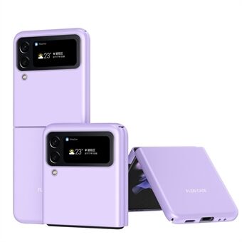 Voor Samsung Galaxy Z Flip4 5G Skin-touch Gevoel Ultradunne Anti-vingerafdruk Matte Galvaniseren Harde PC Telefoon Case Cover