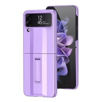 GKK Super Auto Serie Voor Samsung Galaxy Z Flip4 5G Verborgen Kickstand Koolstofvezel Textuur PC Cover Opvouwbare telefoon Beschermhoes