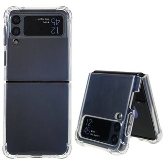 HD Clear Phone Shell Case voor Samsung Galaxy Z Flip4 5G, Anti- Scratch Versterkte Hoeken Drop Protection TPU Phone Cover