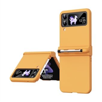 Voor Samsung Galaxy Z Flip4 5G telefoonhoes Opvouwbare telefoonhoes Anti-drop pc-telefoonhoes met pen