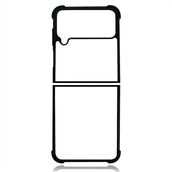 Voor Samsung Galaxy Z Flip4 5G Volledige bescherming telefoonhoesje Warmteoverdracht afdrukken TPU+PC+Aluminiumplaat telefoonhoesje.