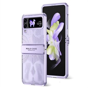 Voor Samsung Galaxy Z Flip4 5G Hoesje, Hard PC Vleugel Frame Ontwerp Beschermende Telefoonhoes