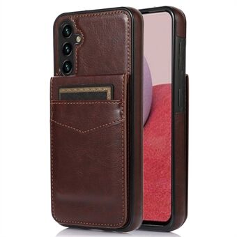 Voor Samsung Galaxy A14 5G / 4G PU-leer + TPU Kickstand Case Kaarthouder Mobiele telefoonhoes