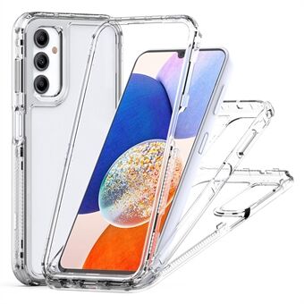 Voor Samsung Galaxy A14 5G / 4G Transparante Telefoonhoesje Acryl + TPU 3-in-1 Ontwerp