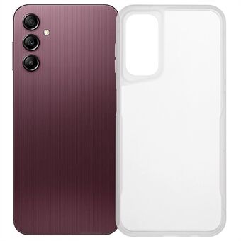 XL-serie voor Samsung Galaxy A14 5G / 4G TPU-hoesje met matte rand en transparante telefoonhoes (groot achterlensgat)